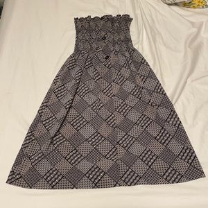 Pop England Strapless Dress